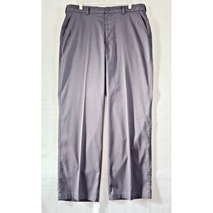Pebble Beach Golf Pants Mens Gray Slacks Lightweight 34x30